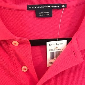 Ralph Lauren - hot pink polo dress size XL - NWT